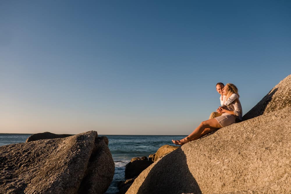 Lovebirdsfotoshooting am Strand