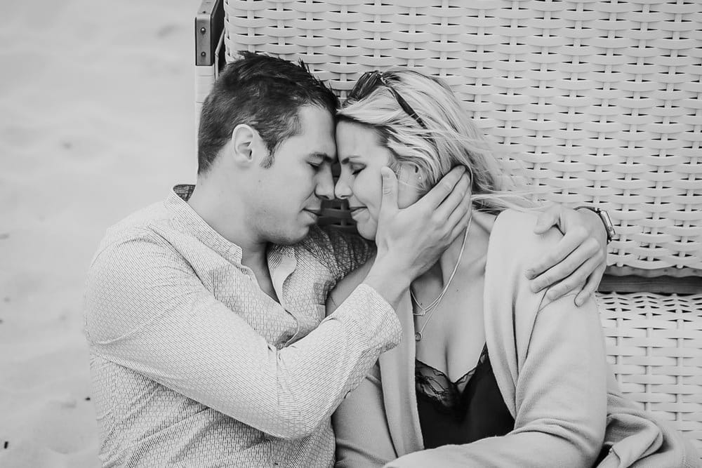 intimes Prewedding Fotoshooting auf Sylt
