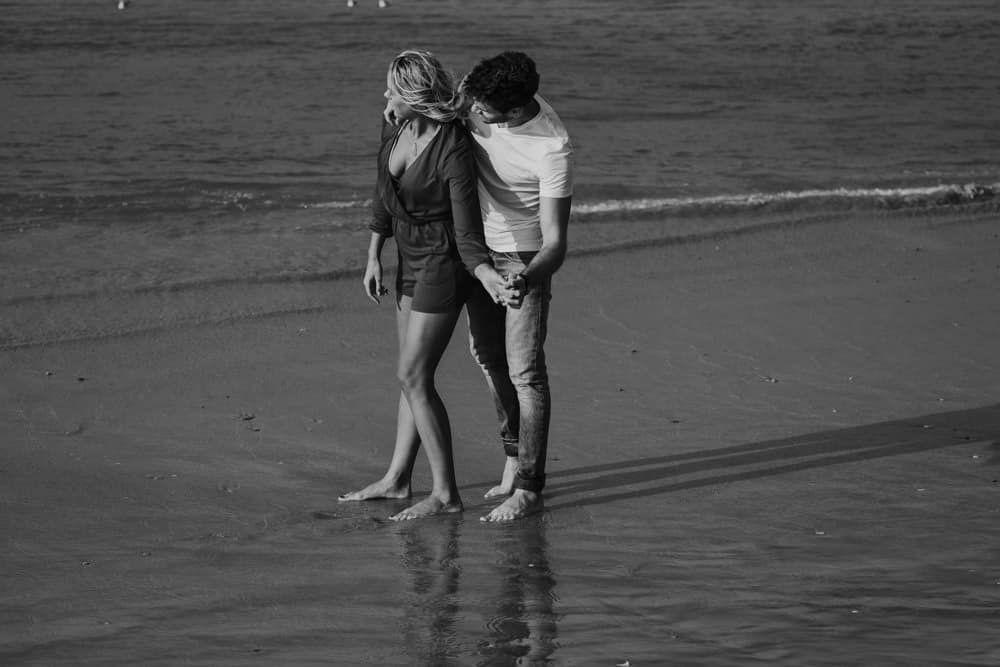 Prewedding-Fotoshooting am Strand - Hochzeitsfotografin Petra Fiedler aus Kiel