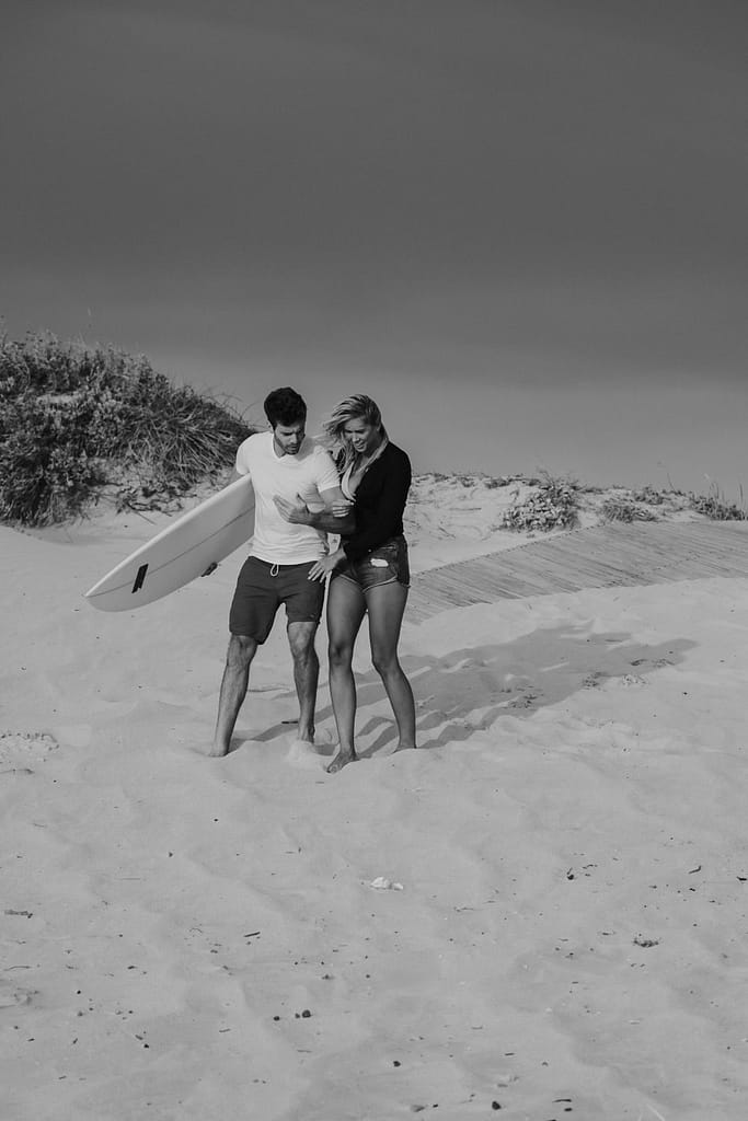 Prewedding-Fotoshooting am Meer - Hochzeitsfotografin an der Ostsee